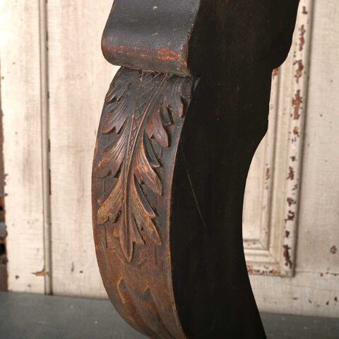 #55417 Salvaged Antique Carved Wood Support Legs image 2