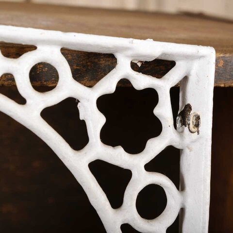 #55419 7x5 Antique Ornate Cast Iron Shelf Bracket image 4