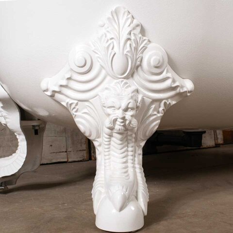 #55428 69" Reproduction Cast Iron Clawfoot Bathtub image 3