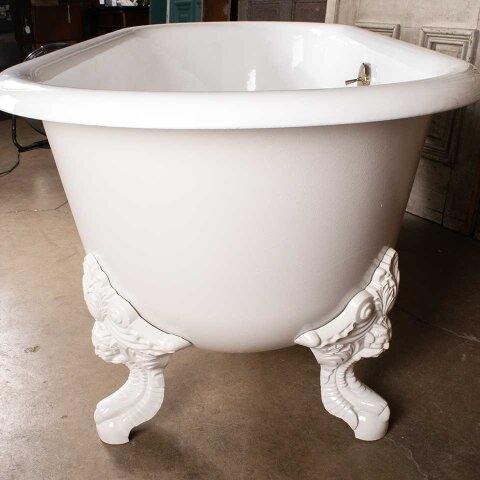 #55428 69" Reproduction Cast Iron Clawfoot Bathtub image 6