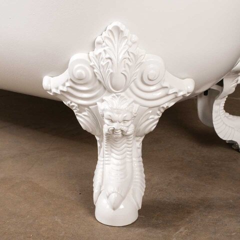 #55428 69" Reproduction Cast Iron Clawfoot Bathtub image 8