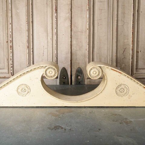 #55442 64x10 Vintage Wood Furniture Pediment image 4