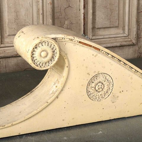 #55442 64x10 Vintage Wood Furniture Pediment image 5