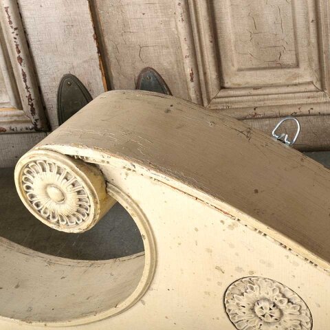 #55442 64x10 Vintage Wood Furniture Pediment image 7