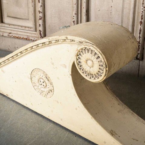 #55442 64x10 Vintage Wood Furniture Pediment image 2