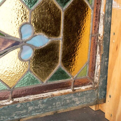 #55443 36x15 Stained Glass "48" Transom Window image 4