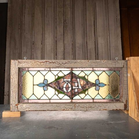 #55443 36x15 Stained Glass "48" Transom Window image 6