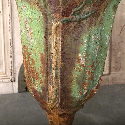 #55445 22" Antique Cast Iron Garden Urn Planter image 3