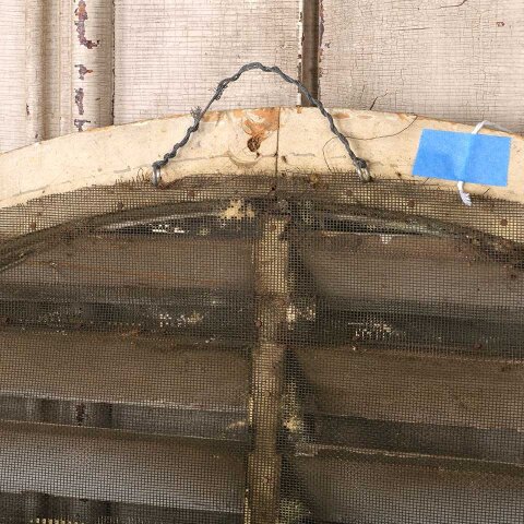 #55452 41x20 Arched Top Wood Building Vent image 7