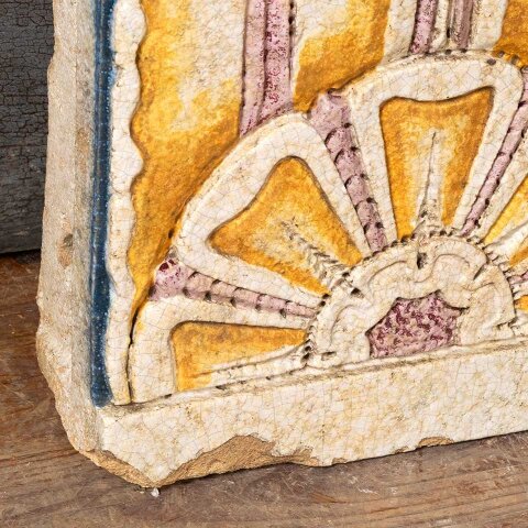 #55454 13x30 Art Deco Terra Cotta Building Panel image 5