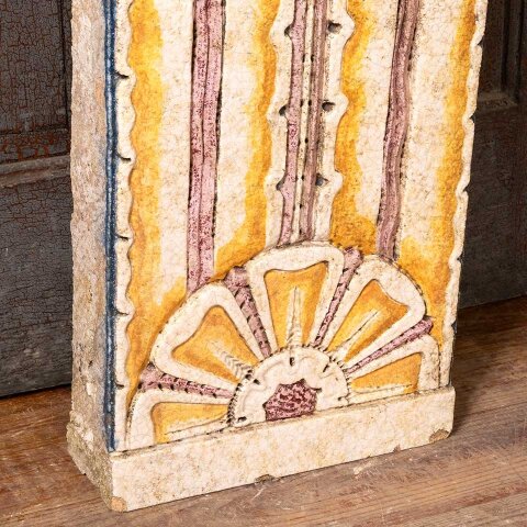 #55455 13x30 Art Deco Terra Cotta Building Panel image 3