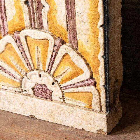 #55455 13x30 Art Deco Terra Cotta Building Panel image 5
