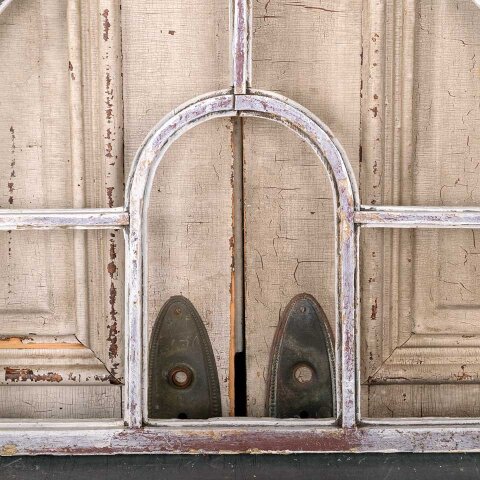 #55458 29x23 Antique Divided 5 Lite Wood Window image 7
