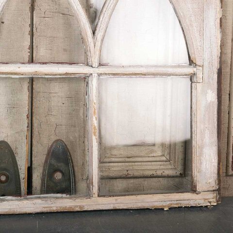 #55461 33x27 Antique Gothic Divided 9 Lite Window image 2