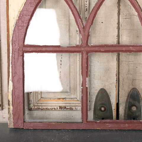 #55461 33x27 Antique Gothic Divided 9 Lite Window image 7