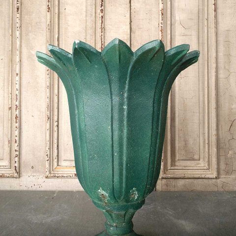 #55463 Vintage Cast Aluminum Garden Urn Planter image 6