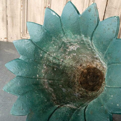 #55463 Vintage Cast Aluminum Garden Urn Planter image 8
