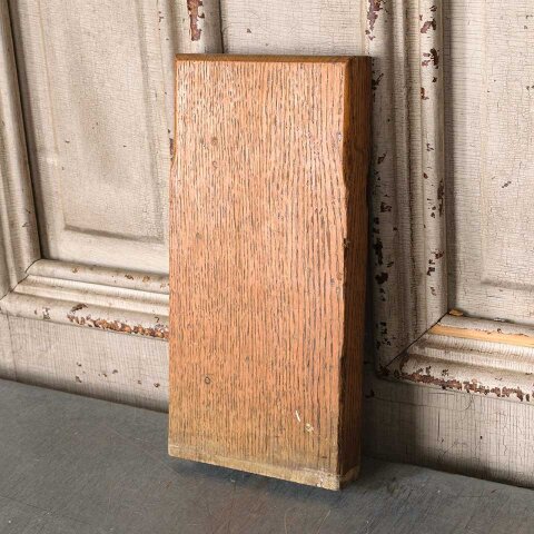 #55470 Salvaged Oak Interior Door Plinth Trim Block image 3