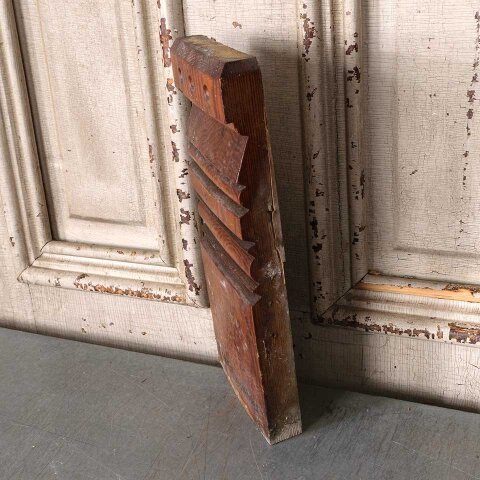 #55478 Antique Wood Interior Door Plinth Trim Block image 4
