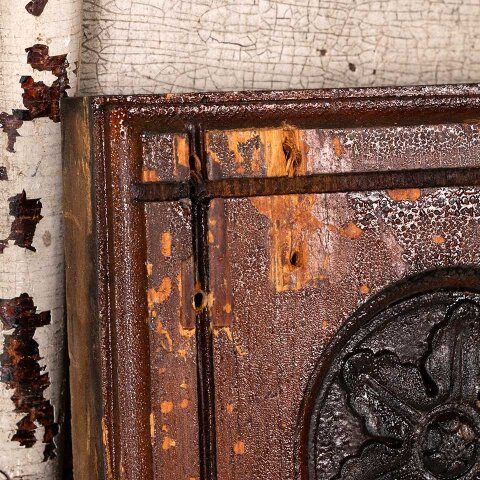 #55479 Antique Wood Rosette Interior Trim Block image 7