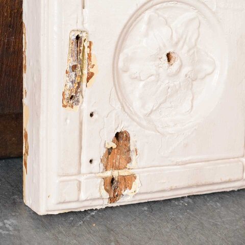#55480 Antique Wood Rosette Interior Trim Block image 3