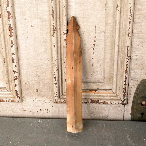 #55481 Antique Interior Corner Baseboard Trim Block image 4