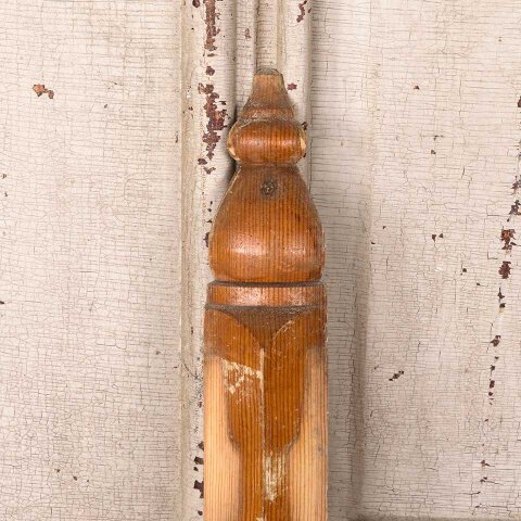 #55482 Antique Interior Corner Baseboard Trim Block image 2