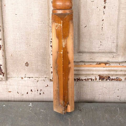 #55482 Antique Interior Corner Baseboard Trim Block image 3
