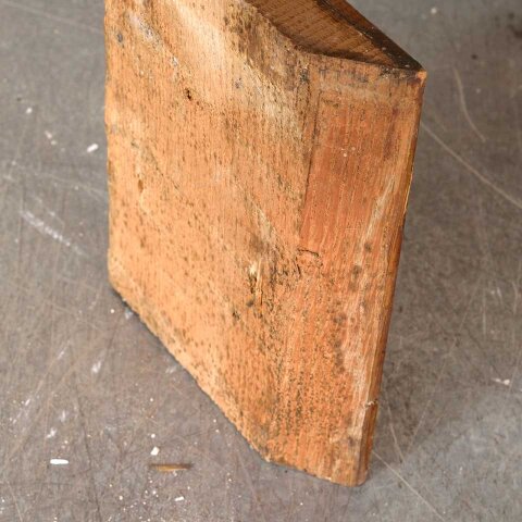 #55500 Antique Wood Rosette Interior Trim Block image 5