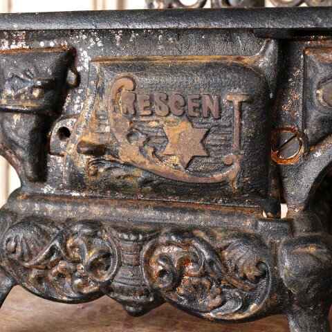 #55518 Antique Cast Iron Miniature Kitchen Stove Set image 8