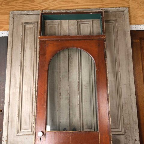 #55534 Antique Victorian Half Lite Entryway w/ Jamb image 7