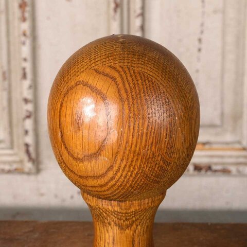 #55540 Salvaged Turned Oak Wood Finial image 4