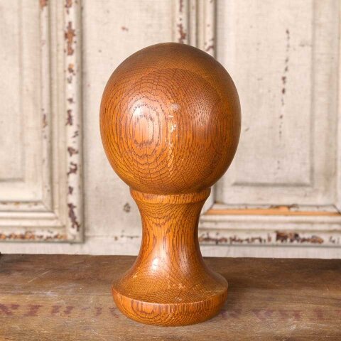 #55540 Salvaged Turned Oak Wood Finial image 6