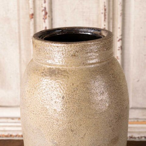 #55577 Antique Stoneware Canning Storage Jar Crock image 5