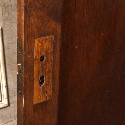 #55628 24x78 Salvaged Antique 1 Panel Interior Door image 7
