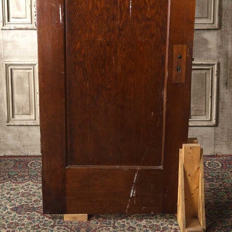 #55629 30x77 Salvaged Antique 1 Panel Interior Door image 7