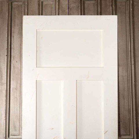 #55632 30x80 Salvaged 3 Panel Wood Interior Door image 2