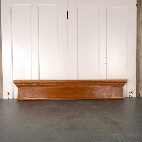 51" Salvaged Oak Wood Door/Window Header