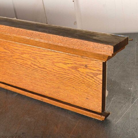 #55635 49" Salvaged Oak Wood Door/Window Header image 4