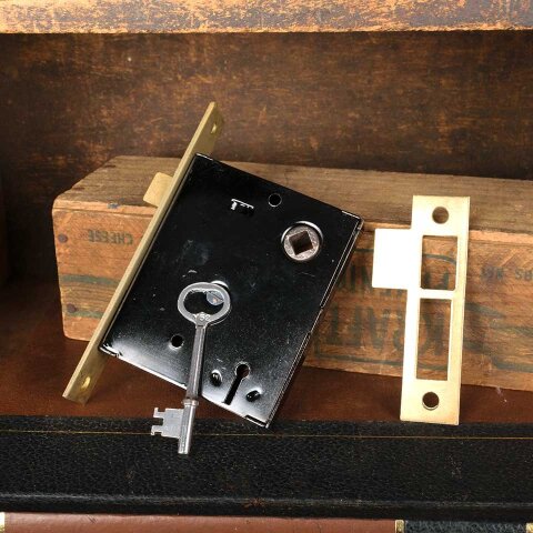 #55641 Antique Russell & Erwin Mortise Lock Set image 3
