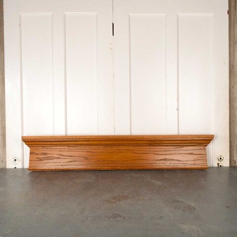 52" Salvaged Oak Wood Door/Window Header