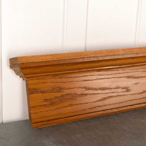 #55680 52" Salvaged Oak Wood Door/Window Header image 2