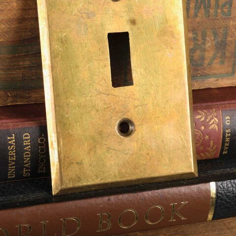 #55685 Vintage Brass Toggle Light Switch Cover Plate image 6