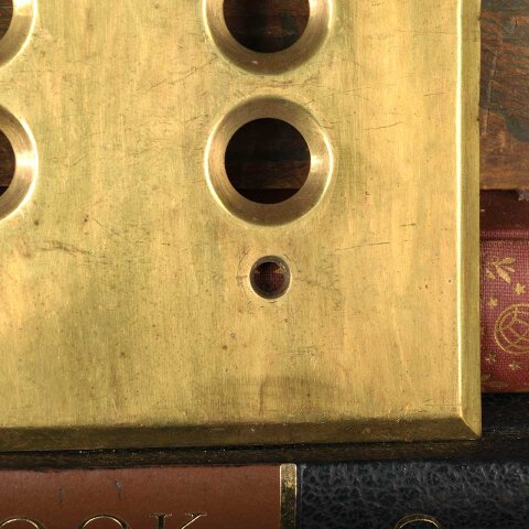 #55687 Antique Brass Push Button Light Switch Cover image 4