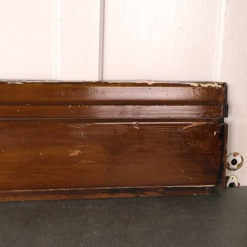 #55692 Salvaged Antique Pine Baseboard Trim w/ Cap image 3