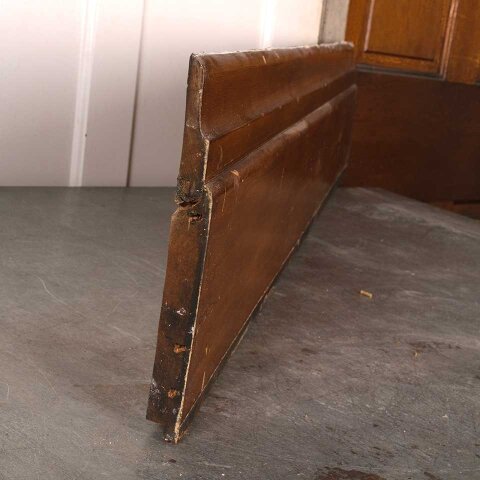 #55692 Salvaged Antique Pine Baseboard Trim w/ Cap image 5