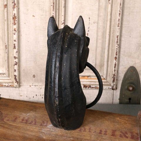 #55717 Vintage Cast Iron Horse Head Hitching Post image 5