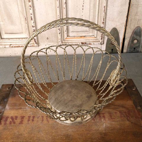 #55722 Decorative Twisted Metal Wire Basket image 4