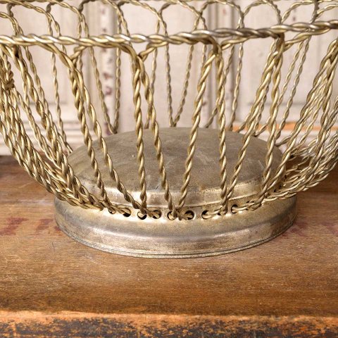 #55722 Decorative Twisted Metal Wire Basket image 6