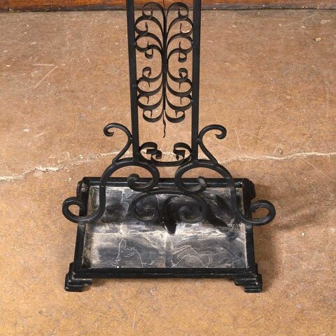 #55749 Painted Metal Candelabra Candle Stand image 2